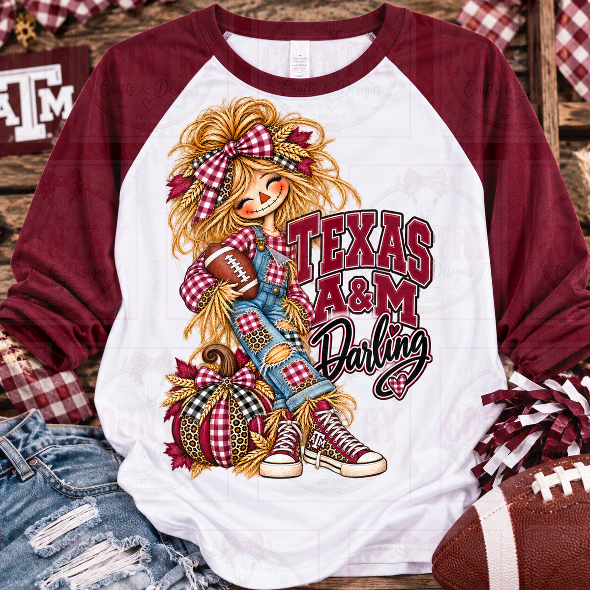 Aggie Ragland 3/4 Sleeve Shirt