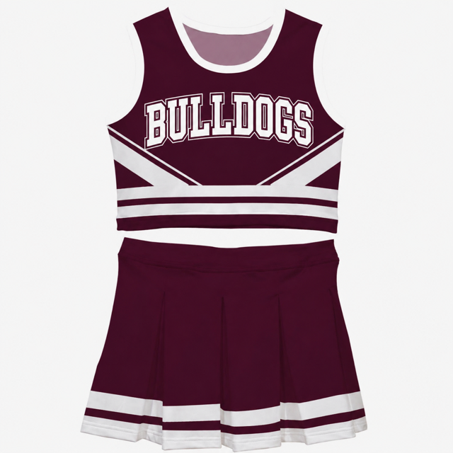 Bulldog Cheer Uniform Set