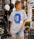 Owls cursive with distressed O