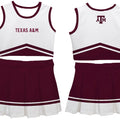 Texas A & M White and Maroon Sleeveless Cheer Uniform